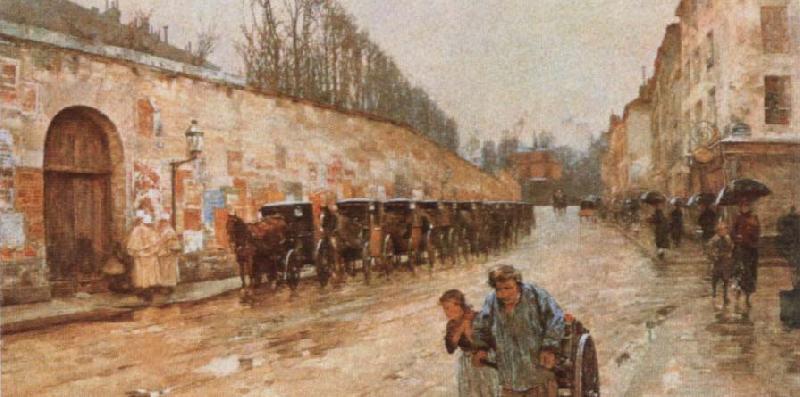 Childe Hassam Une averse china oil painting image